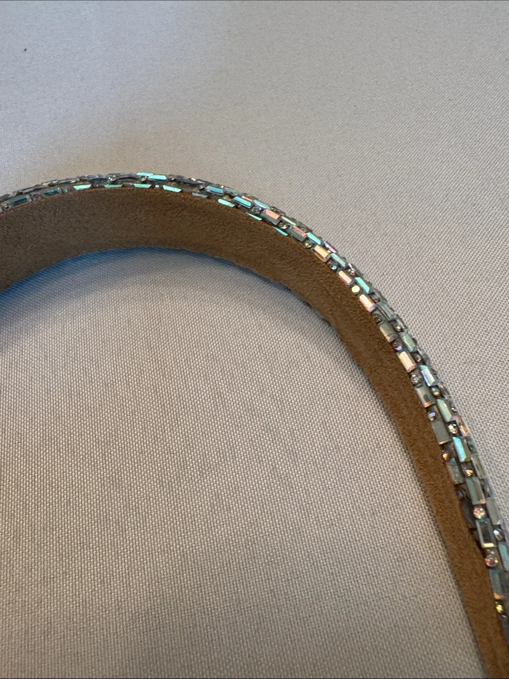 Beaded Iridescent Crystal Headband - Women Accessories